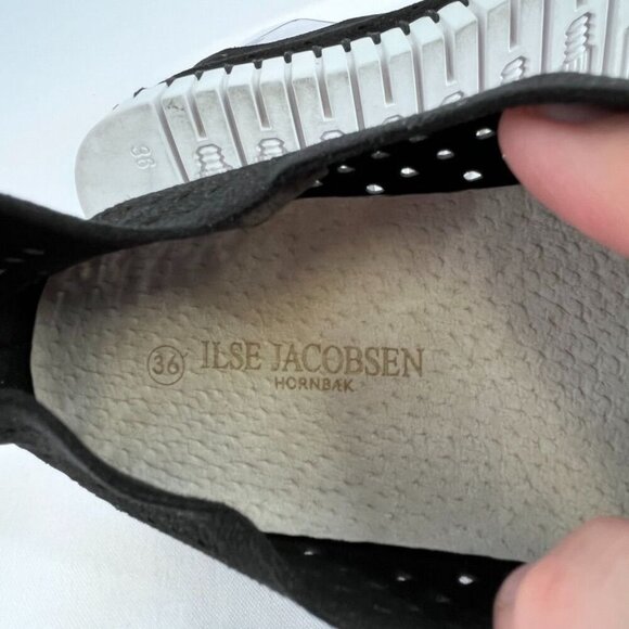 Ilse Jacobsen Tulip 139 Textile Women's Loafer Shoes Size 36 US 5.5 in Black - Picture 10 of 13